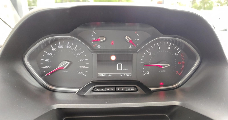 Peugeot Rifter cena 69900 przebieg: 86000, rok produkcji 2020 z Rychwał małe 211